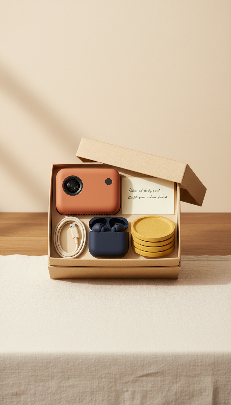 Tech essentials gift box for productive days